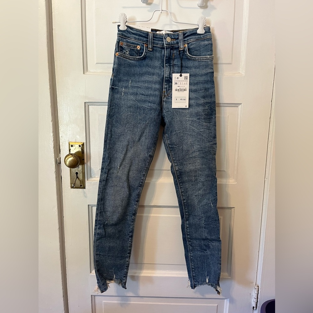Zara 80’s High Waist Skinny Jean